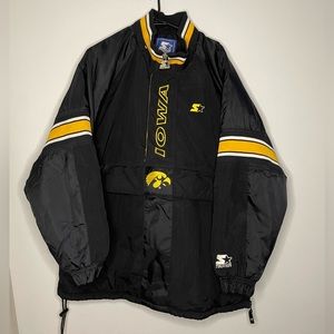 Vintage Iowa Hawkeyes Starter Puffer Jacket Mens XL